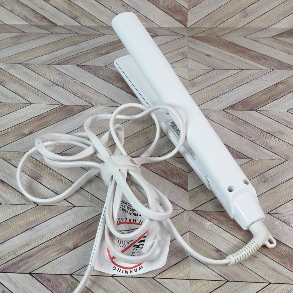 White T3 Micro Single Pass Ceramic 1" Flat Iron Hair Straightener Model 73520